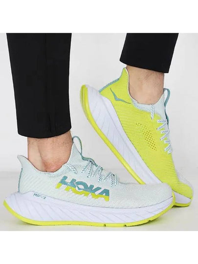 Carbon X 3 Low Top Sneakers Green - HOKA ONE ONE - BALAAN 2