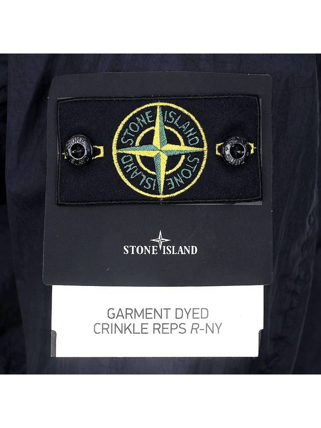 Garment Dyed Crinkle Reps R-Nylon Jacket Blue - STONE ISLAND - BALAAN 7