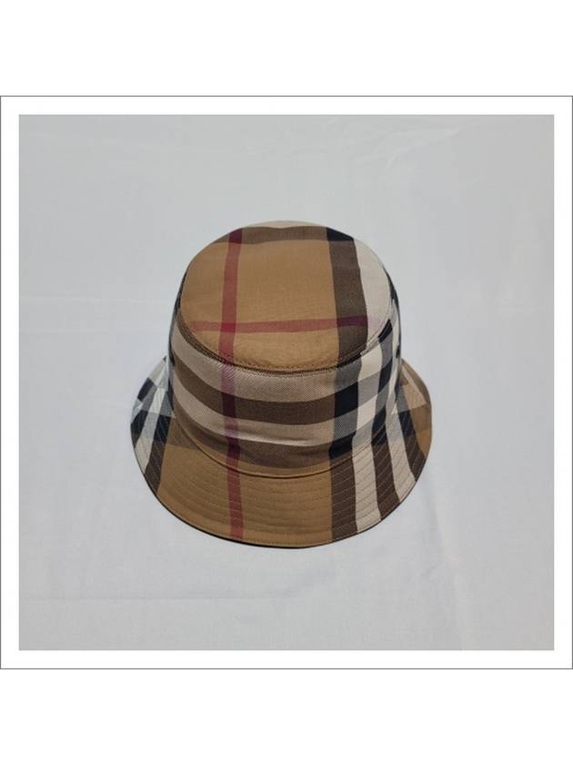 House Check Bucket Hat Brown - BURBERRY - BALAAN 3