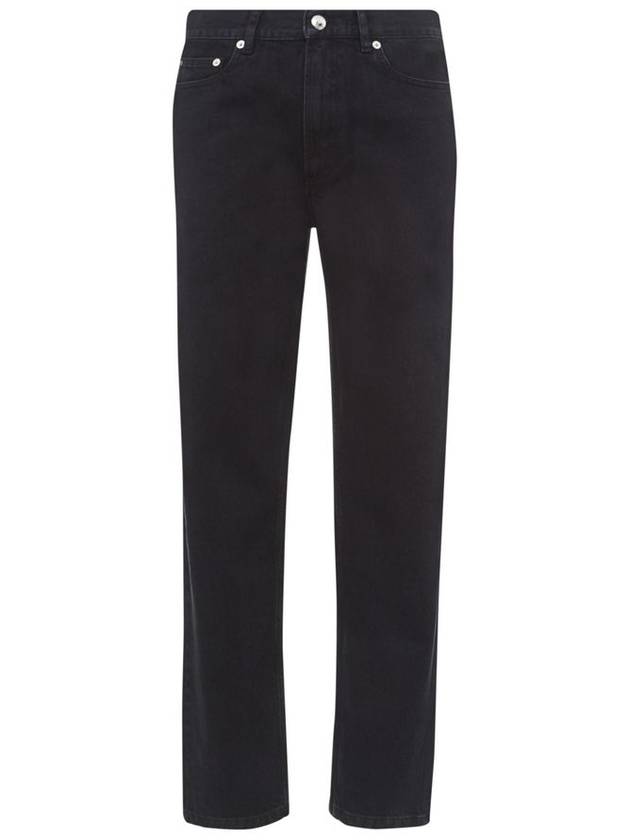 Men's Martin Straight Jeans Black - A.P.C. - BALAAN 2