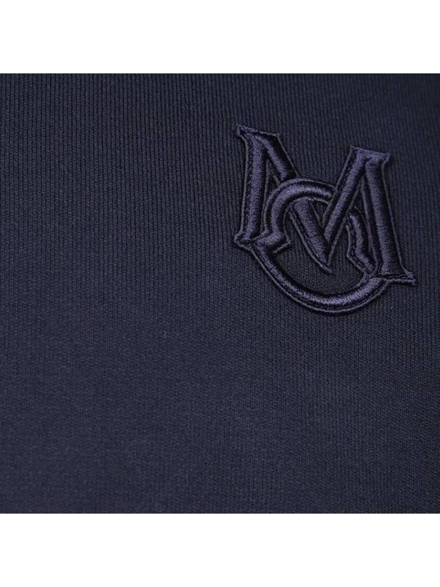 Men s Logo Patch Round Knit Navy 9C00002 M1113 742 - MONCLER - BALAAN 4