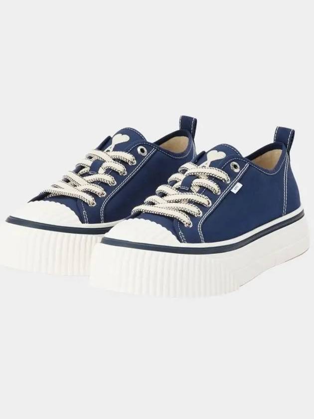 Logo patch platform sneakers USN008 AW0006 491 - AMI - BALAAN 1