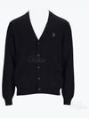 Bold Fox Head Patch Regular Cardigan Black - MAISON KITSUNE - BALAAN 2