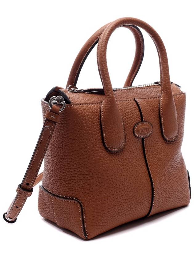 Di Leather Tote Bag Brown - TOD'S - BALAAN 4