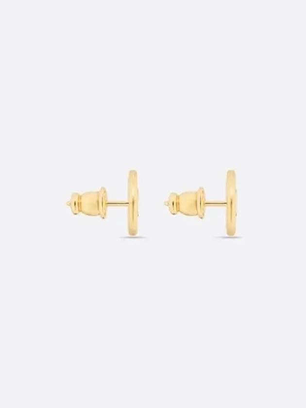 30 Montaigne Stud Earrings Gold - DIOR - BALAAN 3