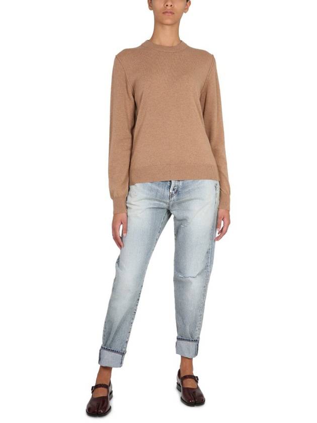 Eco Cashmere Knit Top Beige - MAISON MARGIELA - BALAAN 3