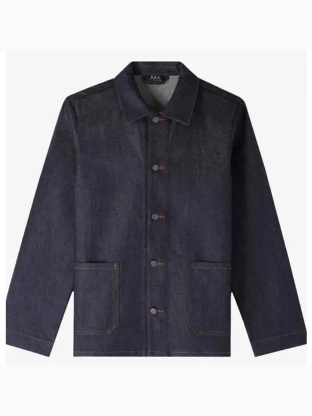 Kerlouan Denim Shirt Jacket Navy - A.P.C. - BALAAN 2