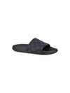 Waterfront Monogram Eclipse Slippers Black - LOUIS VUITTON - BALAAN 1