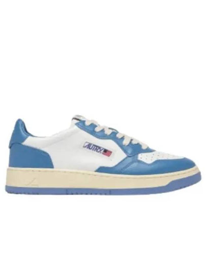 Women's Medalist Bi-Color Low-Top Sneakers Blue - AUTRY - BALAAN 2