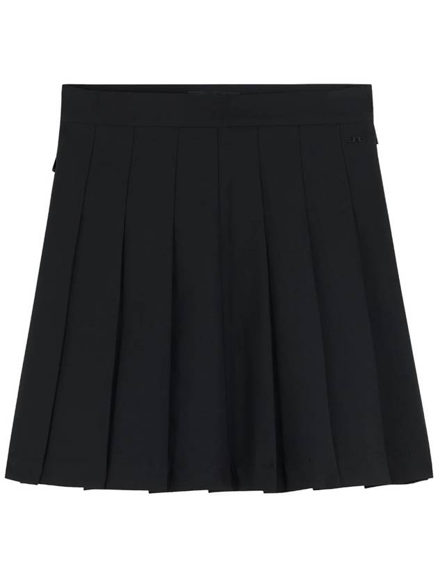 Women's Adina Golf Pleated Skirt Black - J.LINDEBERG - BALAAN 2