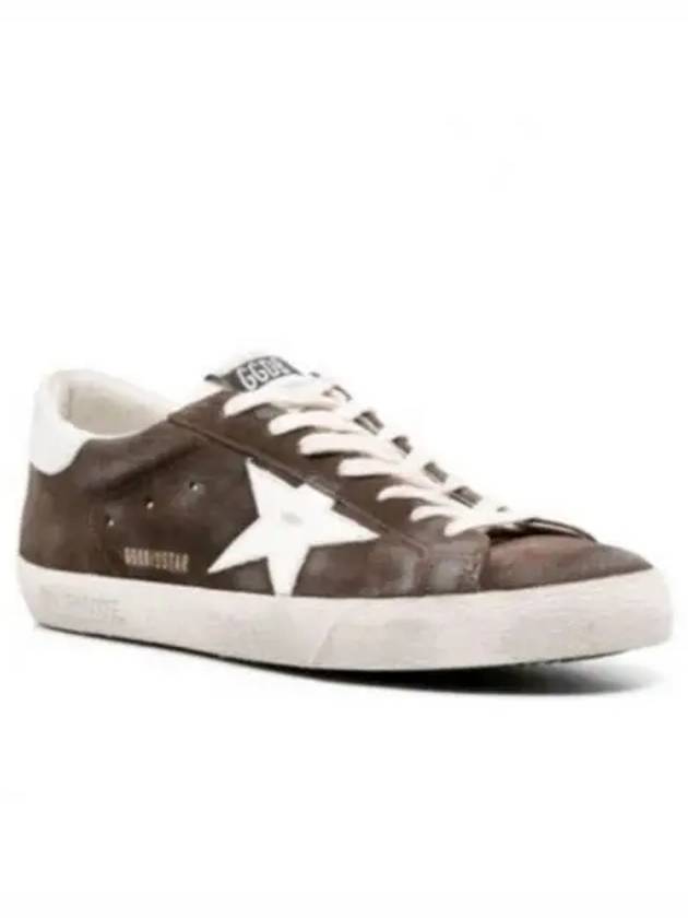 Superstar Suede Low Top Sneakers Brown - GOLDEN GOOSE - BALAAN 2