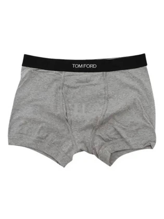 Men's Band Cotton Boxer Briefs 2 Pack Grey - TOM FORD - BALAAN 2