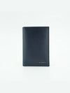 Logo Saffiano Bifold Card Wallet Navy - PRADA - BALAAN 2