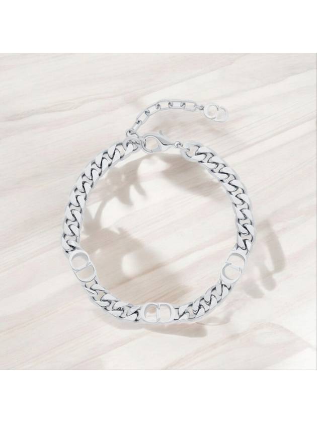 Icon Slim Chain Bracelet Silver - DIOR - BALAAN 5