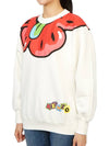 Boke Boy Flower Print Cotton Sweatshirt White - KENZO - BALAAN 3