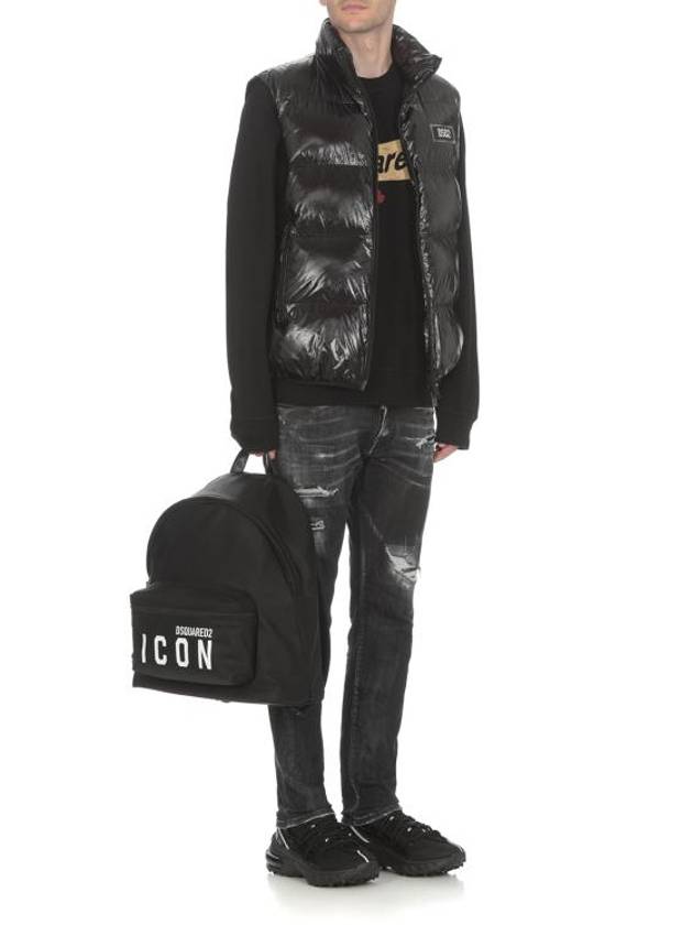 Logo Down Vest Black - DSQUARED2 - BALAAN 3