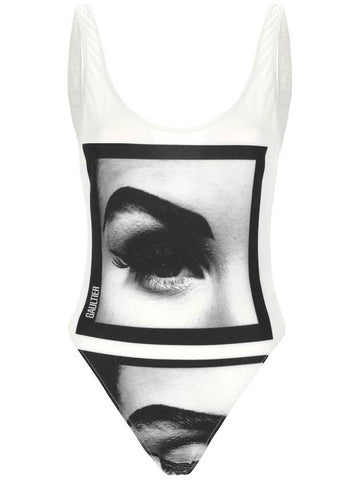 Jean Paul Gaultier Jersey Swimsuit Printed "Eyes" Clothing - JEAN PAUL GAULTIER - BALAAN 1