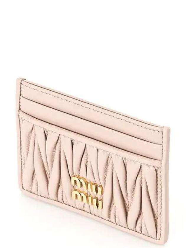 Materasse Nappa Leather Card Wallet Powder Pink - MIU MIU - BALAAN 5