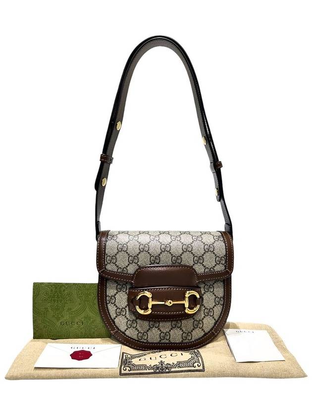 760191 Horsebit 1955 round mini shoulder bag - GUCCI - BALAAN 9