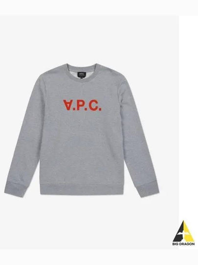 VPC Logo Crew Neck Sweatshirt Grey - A.P.C. - BALAAN 2