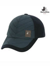 two-tone suede cap 8433GXACNAVY - BLACK&WHITE - BALAAN 1