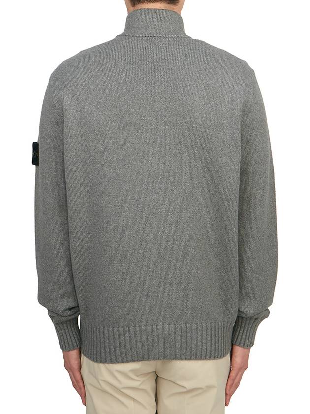 Winter Cotton Cardigan Grey - STONE ISLAND - BALAAN 5