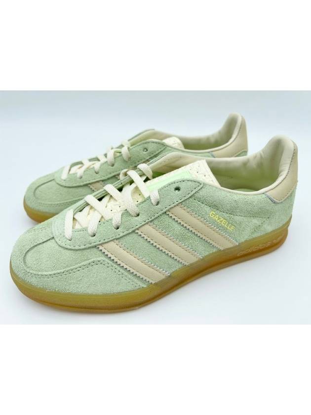 Gazelle Indoor Suede Low Top Sneakers Semi Green Spark - ADIDAS - BALAAN 7