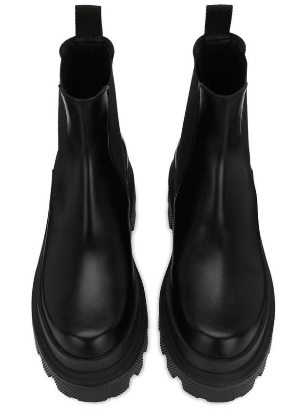 Men's Leather Chelsea Boots Black - DOLCE&GABBANA - BALAAN 5