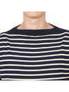 Boatman striped short sleeve knit top navy - ANDERSEN-ANDERSEN - BALAAN 7