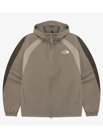 Logo Bandon Hooded Jacket Brown - THE NORTH FACE - BALAAN 1