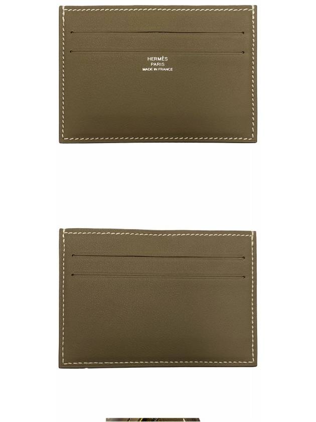 Citizen Twill Card Wallet Brown - HERMES - BALAAN 5