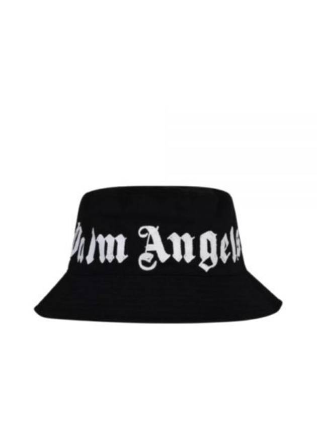 Logo Bucket Hat Black - PALM ANGELS - BALAAN 2