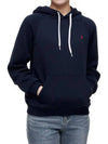 W Fleece Pullover Hoodie Navy - POLO RALPH LAUREN - BALAAN 1