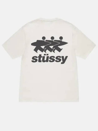 Surfwork Pigment Dyed Short Sleeve T-Shirt Natural - STUSSY - BALAAN 2