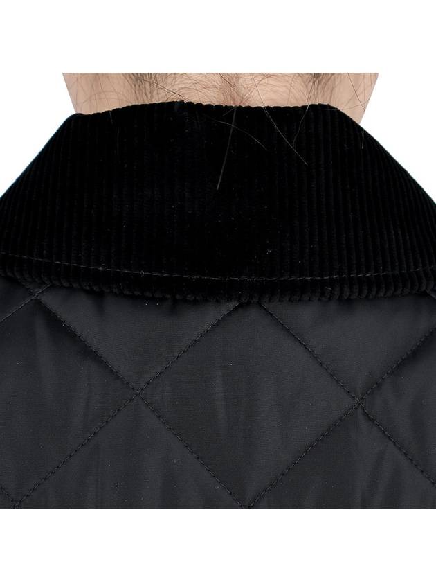 Diamond Quilted Nylon Jacket Black - BURBERRY - BALAAN 11