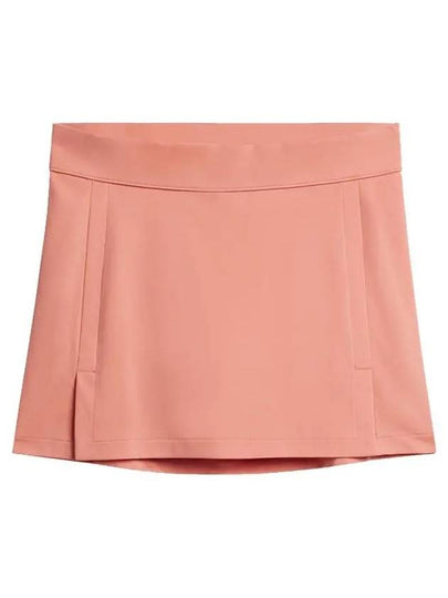 Amelie Golf A-Line Skirt Burnt Coral - J.LINDEBERG - BALAAN 2