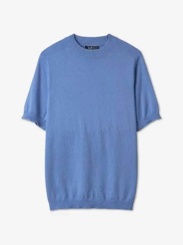 Calypso Crew Neck Knit Top Blue - A.P.C. - BALAAN 2