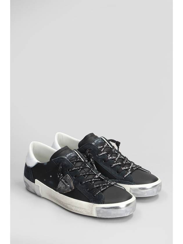 Foxy Lamine Low Top Sneakers Black - PHILIPPE MODEL - BALAAN 3