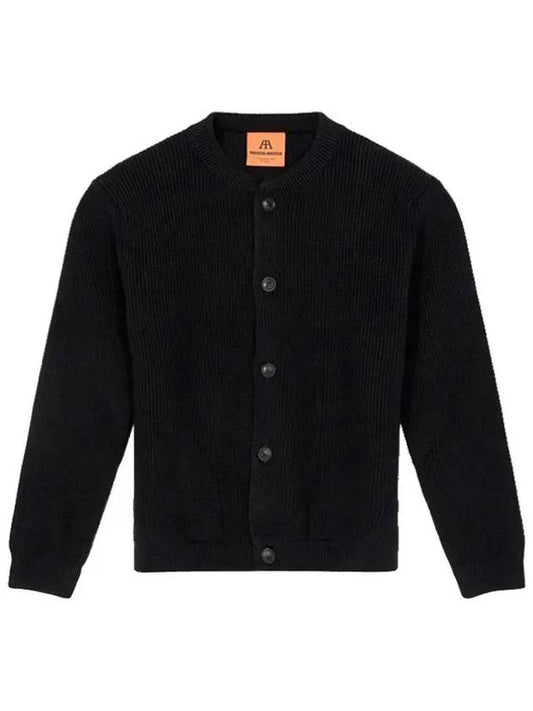 Skipper Pocket Wool Cardigan Jacket BLACK - ANDERSEN-ANDERSEN - BALAAN 2