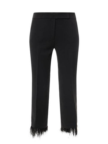 Straight Pants MH330K43GZ 001 Black - MICHAEL KORS - BALAAN 1