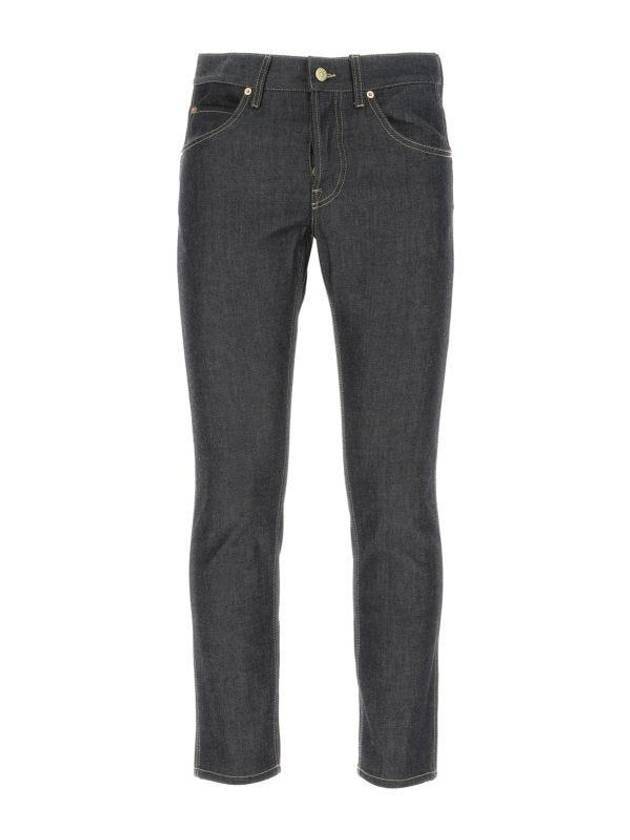 Tapered Denim Jeans Dark Blue - GUCCI - BALAAN 1