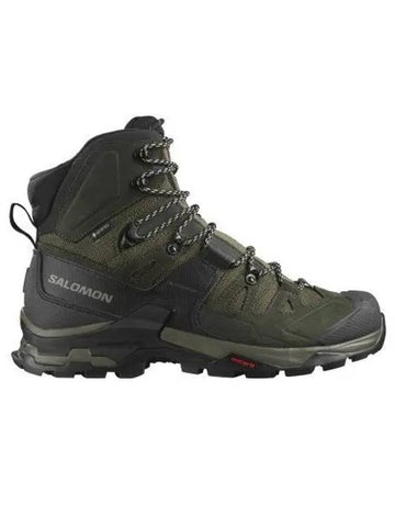 Quest 4 GTX High Top Sneakers Olive Night Peat Safari - SALOMON - BALAAN 1