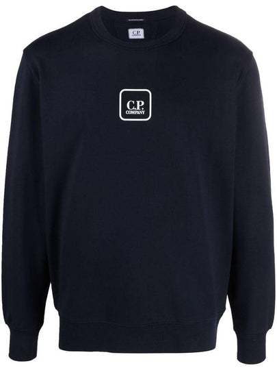 Graphic Printing Logo Sweatshirt Navy - CP COMPANY - BALAAN 2