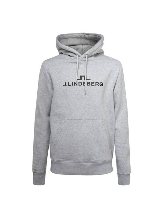 Men's Alpha Golf Hooded Gray - J.LINDEBERG - BALAAN 1