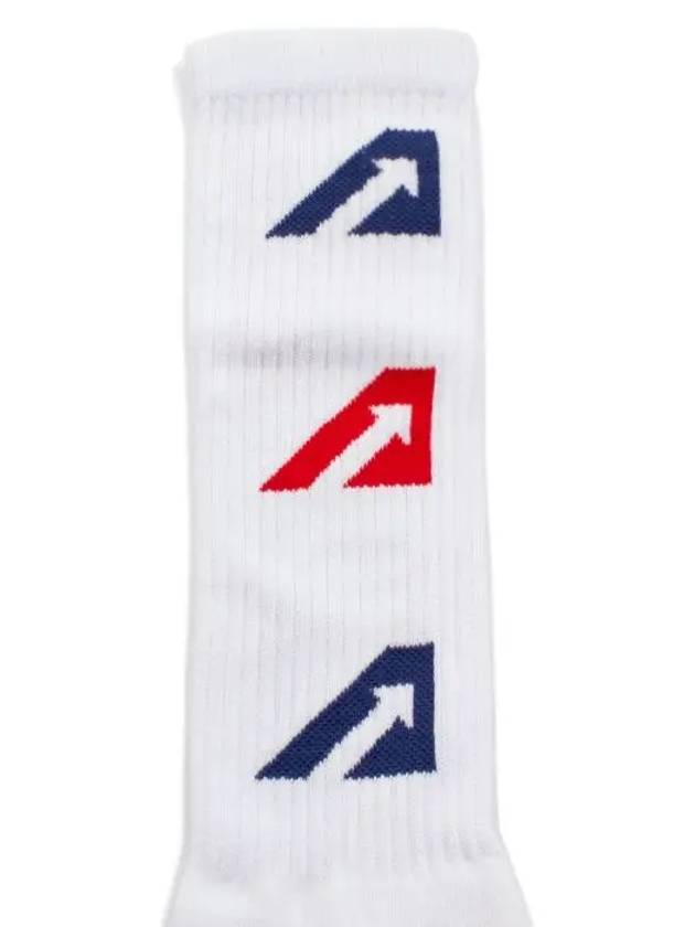 Iconic Logo Socks White - AUTRY - BALAAN 5