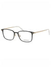Eyewear MB0196OK 005 Titanium Asian Fit Glasses Black Gold - MONTBLANC - BALAAN 1