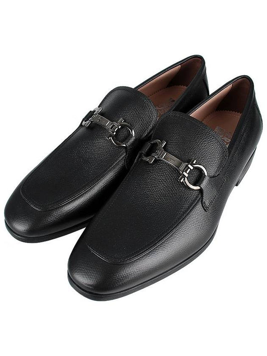 Men's Gancini Loafer Black - SALVATORE FERRAGAMO - BALAAN 2