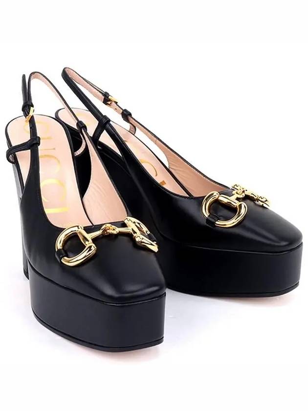 Women High Heel Pumps Heel Black - GUCCI - BALAAN.