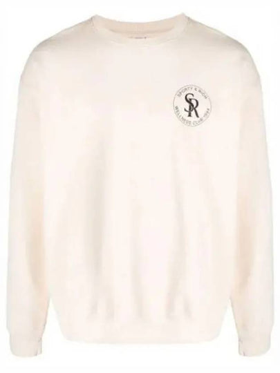 Logo Crew Neck Cotton Sweatshirt Beige - SPORTY & RICH - BALAAN 2