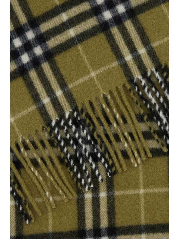 Check Cashmere Scarf Acre - BURBERRY - BALAAN 3